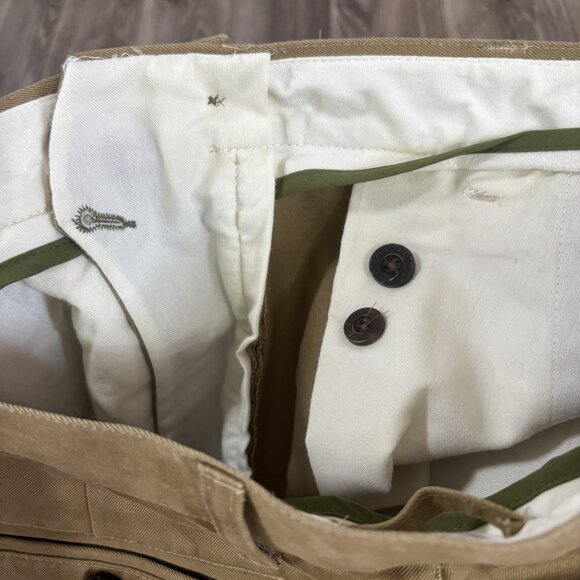 Orvis Ultimate Khaki Flat Front Pants Mens 32x32 Classic Chino Casual Outdoor - Picture 13 of 14
